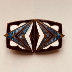 Art-Deco stijl geëmailleerde gesp
